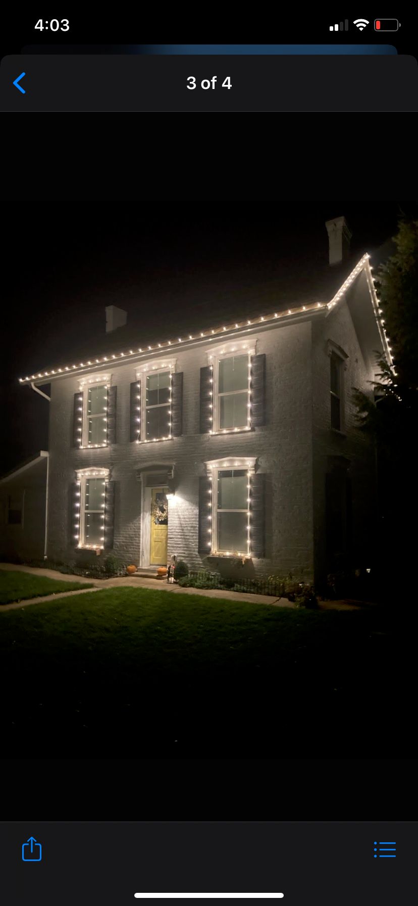 Holiday Lighting Installation and Removal