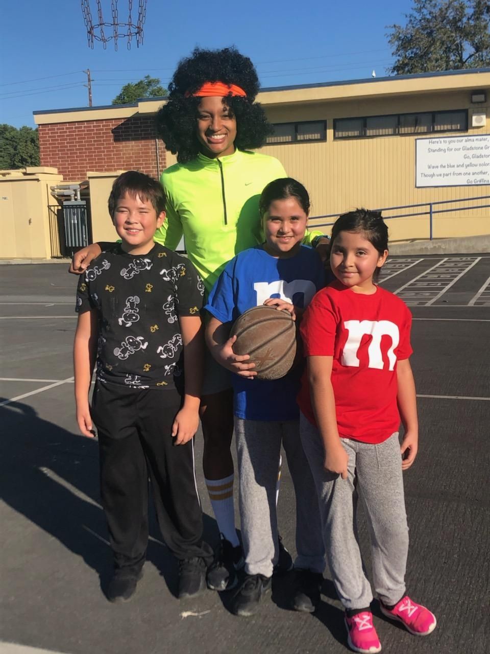 A little basketball fun on Halloween