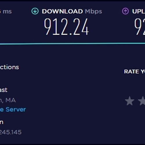I recently upgraded to gigabit internet service bu