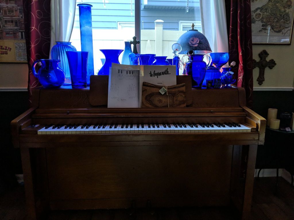 Piano not serviced or tuned in over thirty years. 