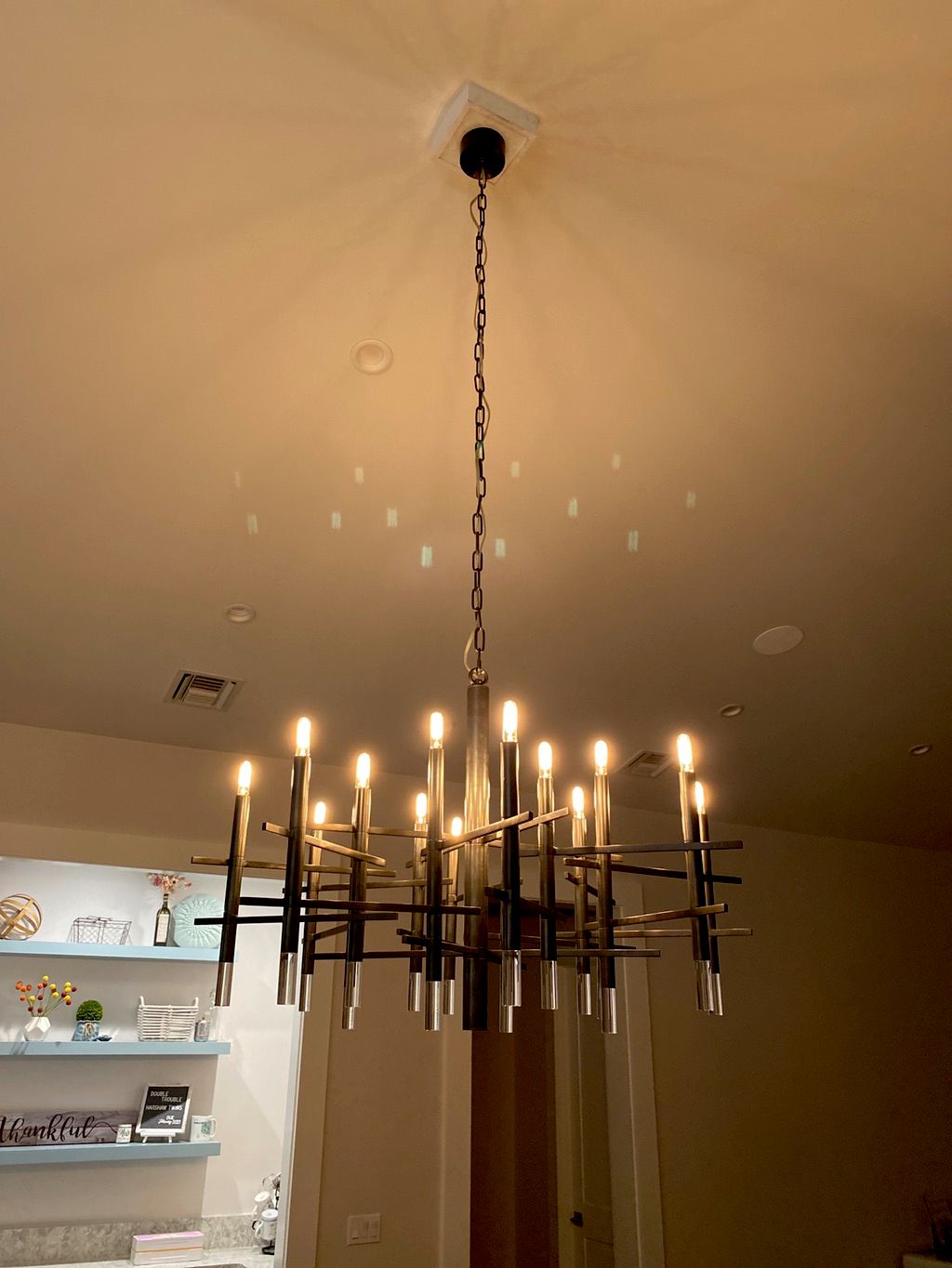 Did a great job installing our new chandelier. Aff