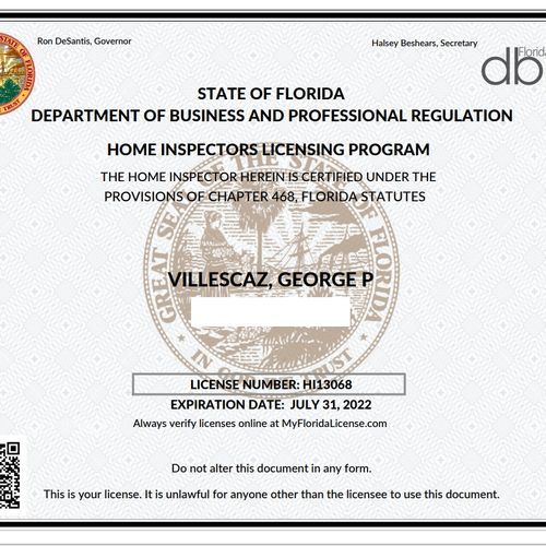 Fl State License