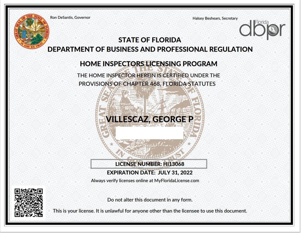 Fl State License