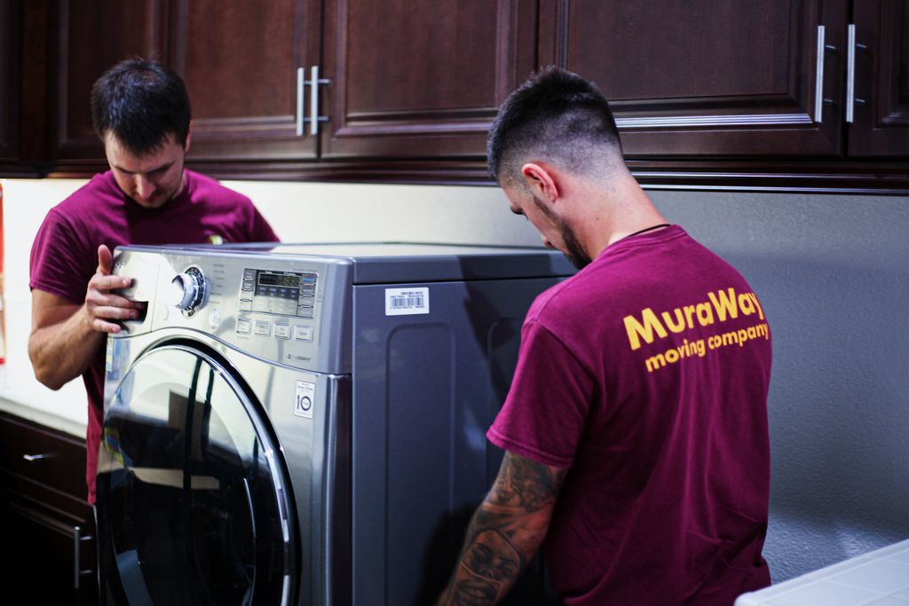 Our movers can unhook and hook up your washer and 