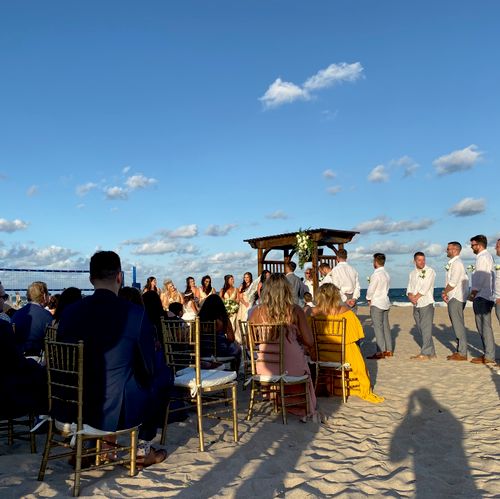Beach Ceremony Wedding