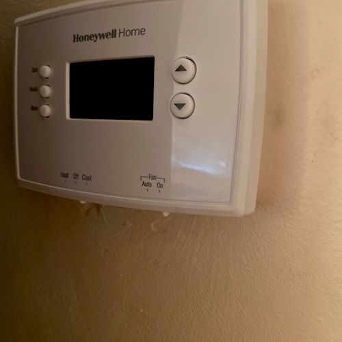 We wanted a digital thermostat so Mohammad was abl