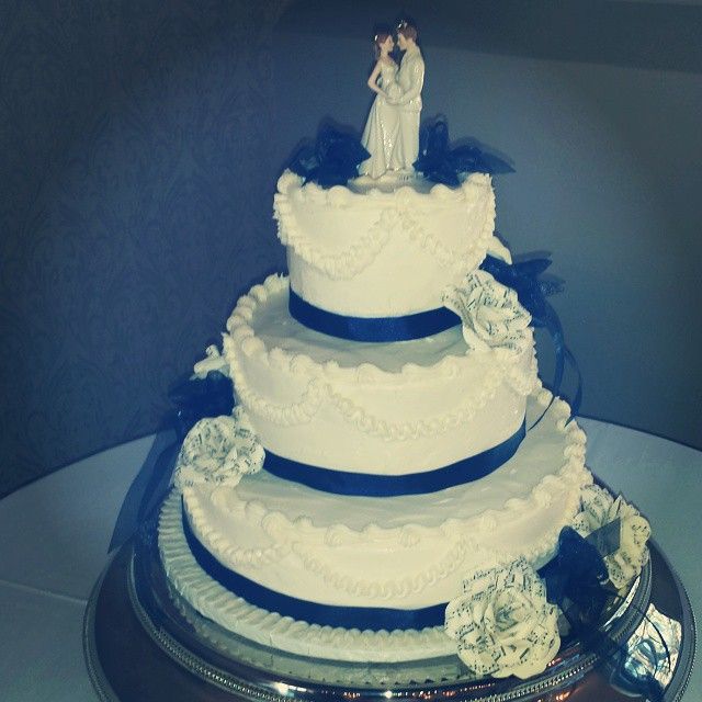 Custom cakes available with our pastry chef