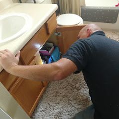 Sinks and plumbing checked for properness and free