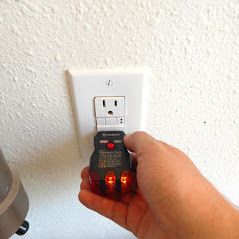 Outlets are checked to verify correct wiring and p