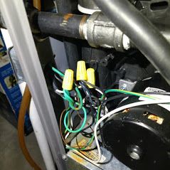 Rust in furnace/AC, indicating moisture near elect