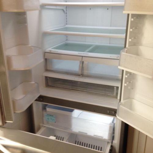 Cleaned refrigerator(higher end) 