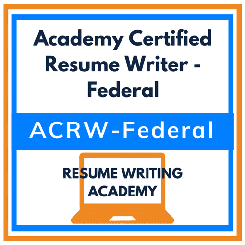 Academy Certified Federal Resume Writer