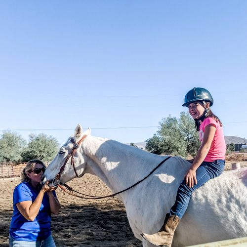 Tanya is an expert in caring for her horses, and s