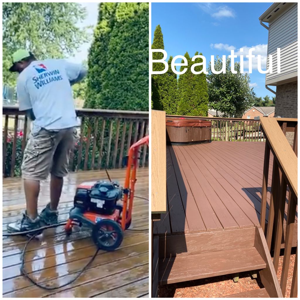 Deck Staining and Sealing