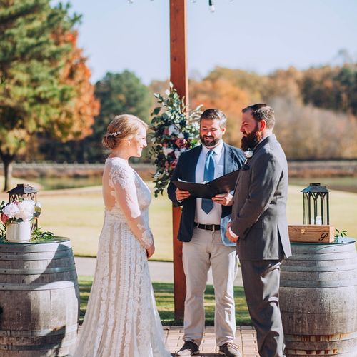 Josh was a great officiant. He made the experience