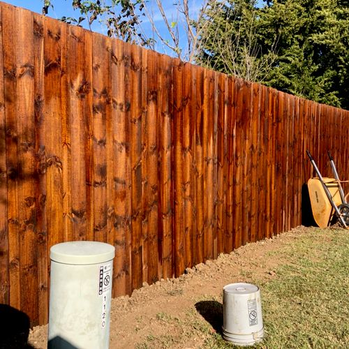 We also do the staining if wanted 