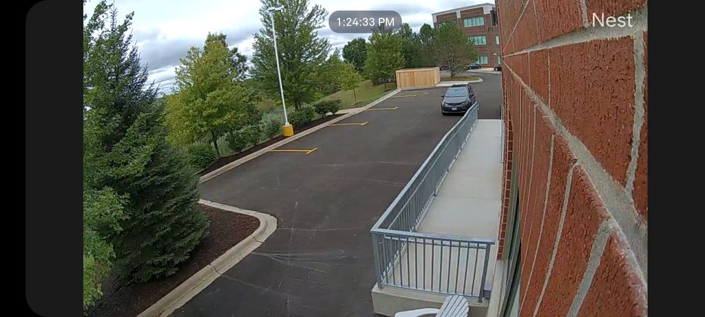 View from office security camera