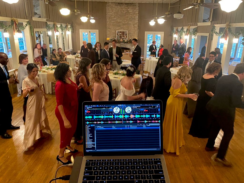 Having a great time getting people dancing!!!