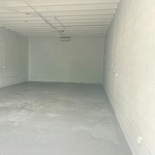 Three Lainez team painted my warehouse floor, wall