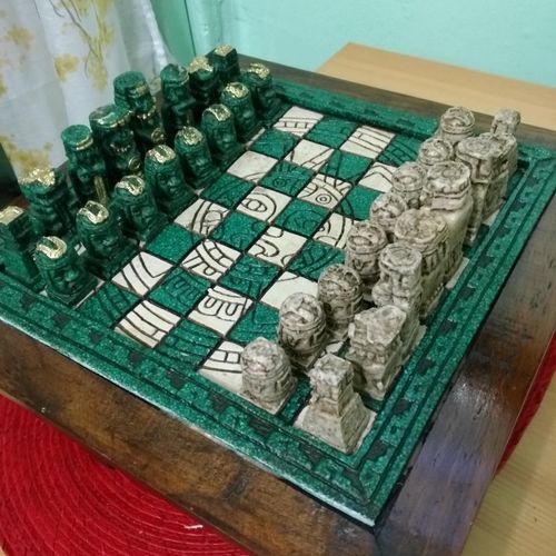 Olmec chess set