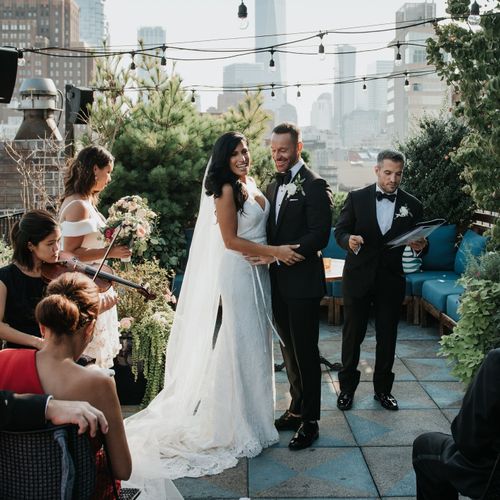 Rooftop Wedding in NY
