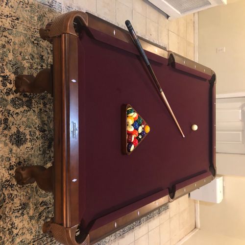 We hired Hoey to move a pool table from one reside