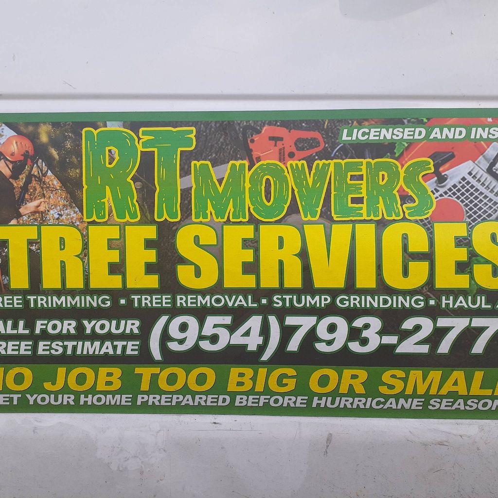 RT Movers tree trimming & removal