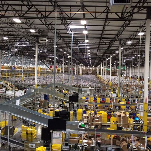Amazon Warehouse Lighting Retrofit
