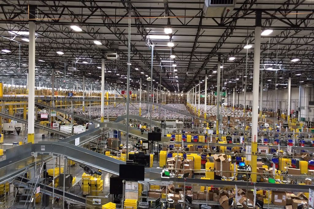 Amazon Warehouse Lighting Retrofit