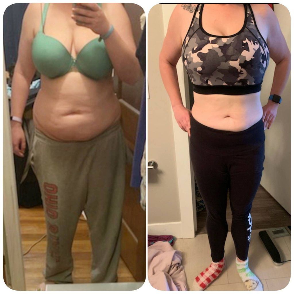 a clients 6 month transformation 