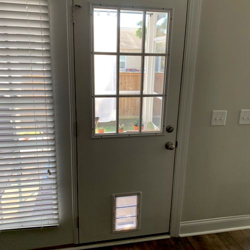 Khemiri did a flawless install for a door I needed