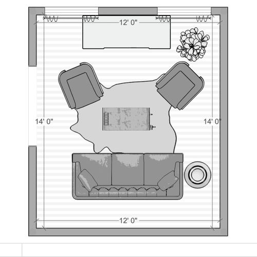 Floorplan Livingroom