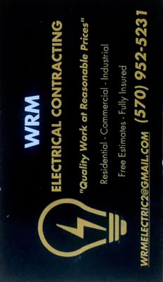 Avatar for WRM ELECTRIC