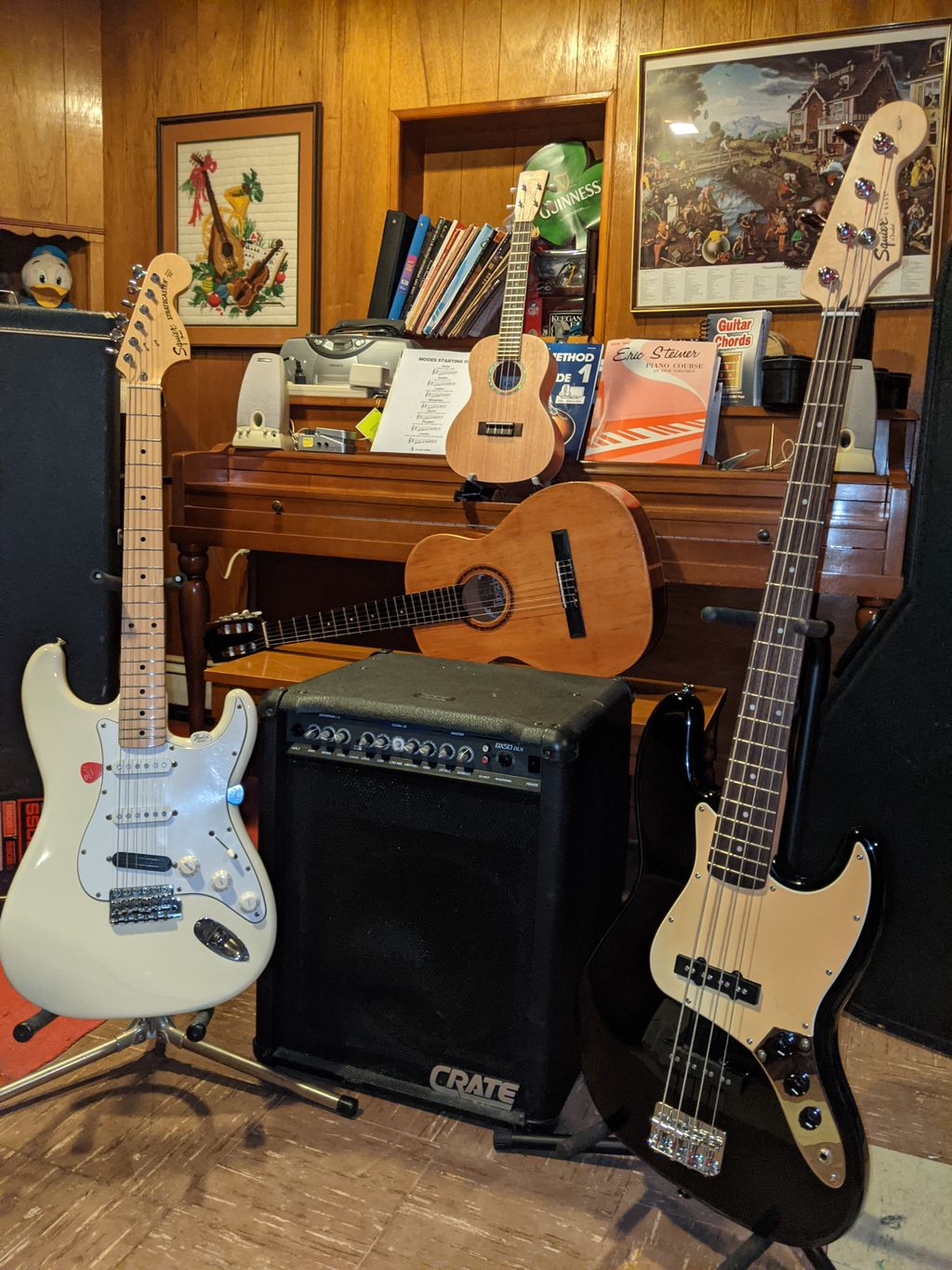 Some of my studio gear for lessons.  What do you w