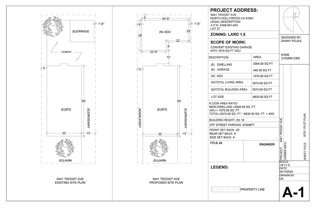 Plot plan 