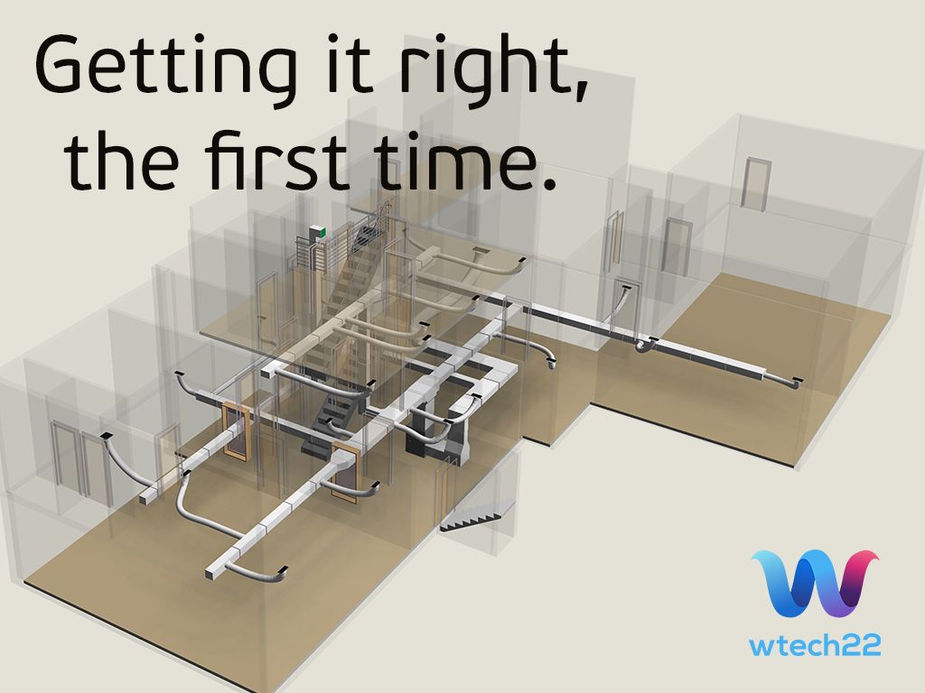 Our sketches for new central air installations. 