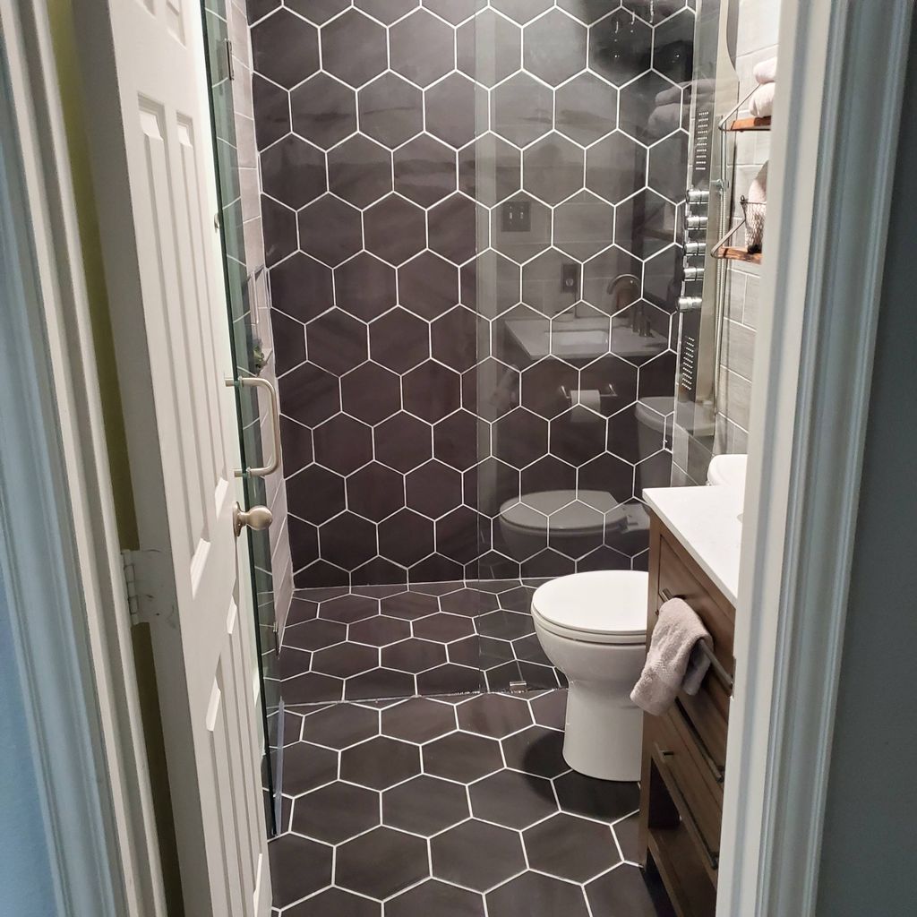 new hall bath