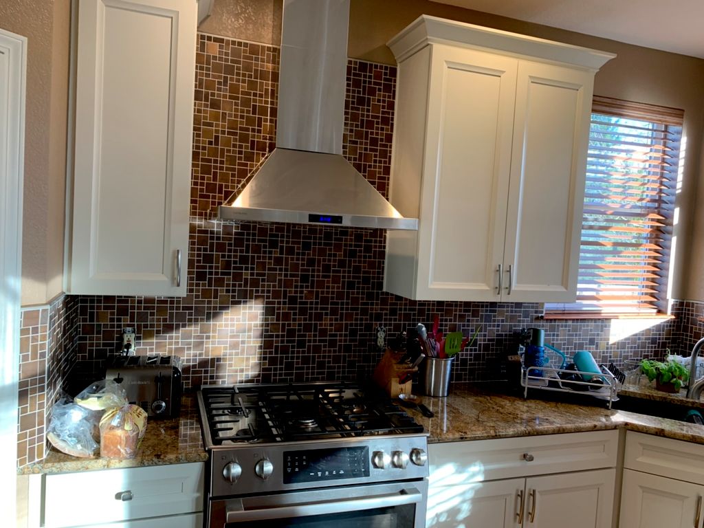 Pedro did an exceptional job painting our kitchen 