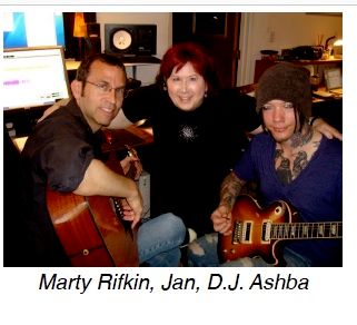 Jan, Marty Rifkin, D.J. Ashba from  Mötley Crüem M