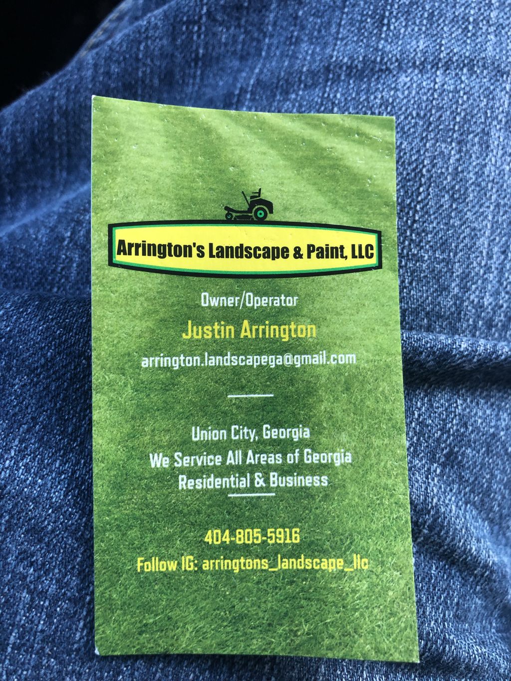 Arrington’s Landscape & Paint LLC