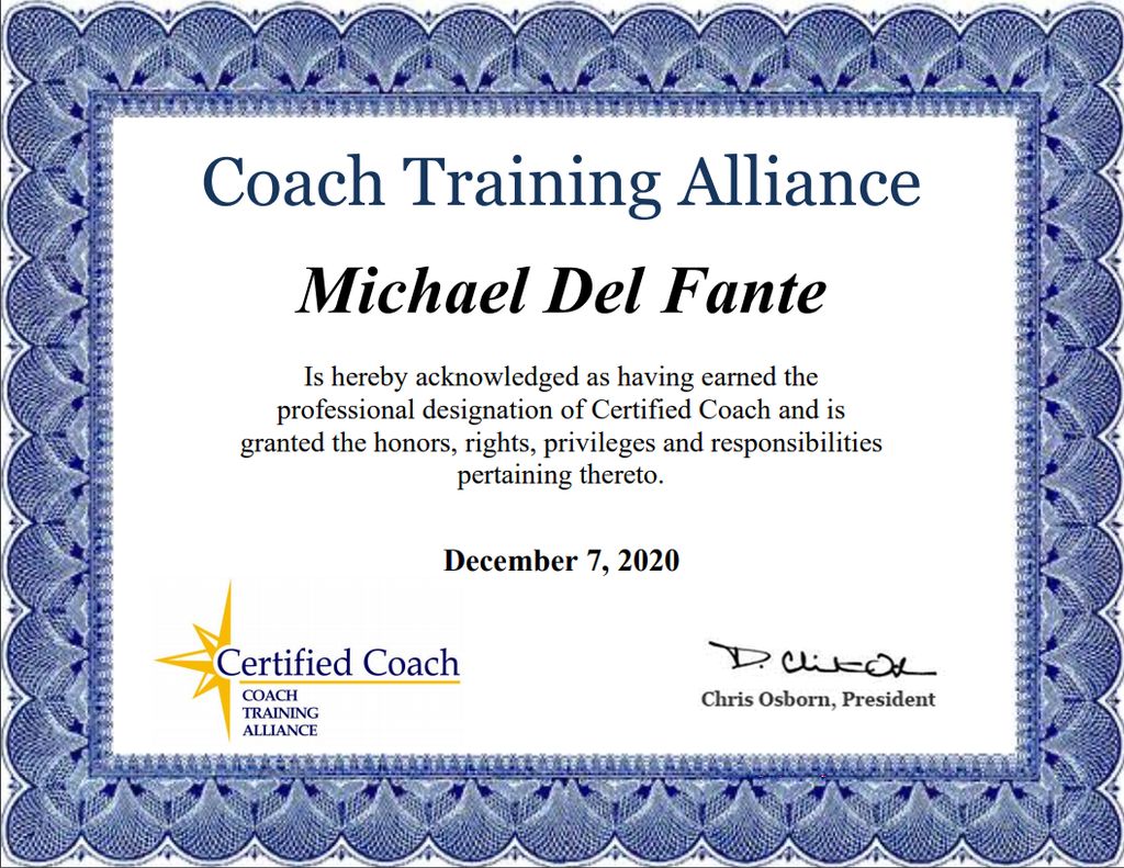 Certified Coach