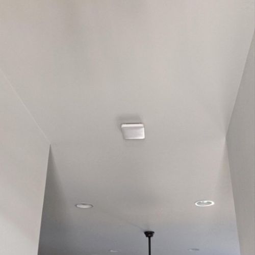 Ceiling mounted a Meraki Access Point to provide a