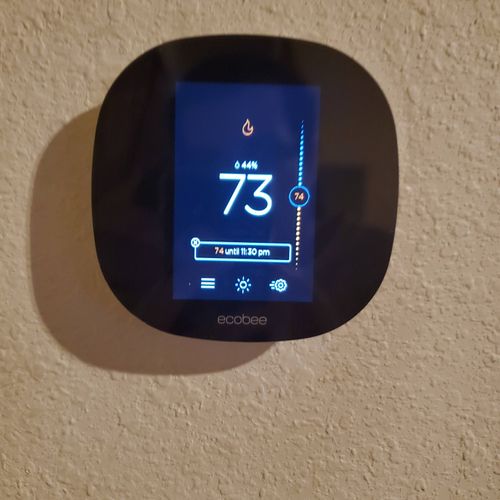 Got my thermostat installed quickly and double che