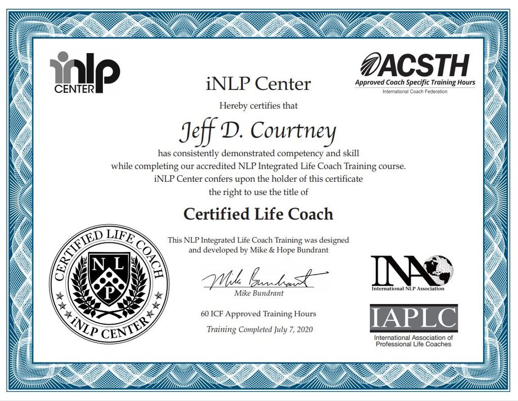 Life Coach Certificate