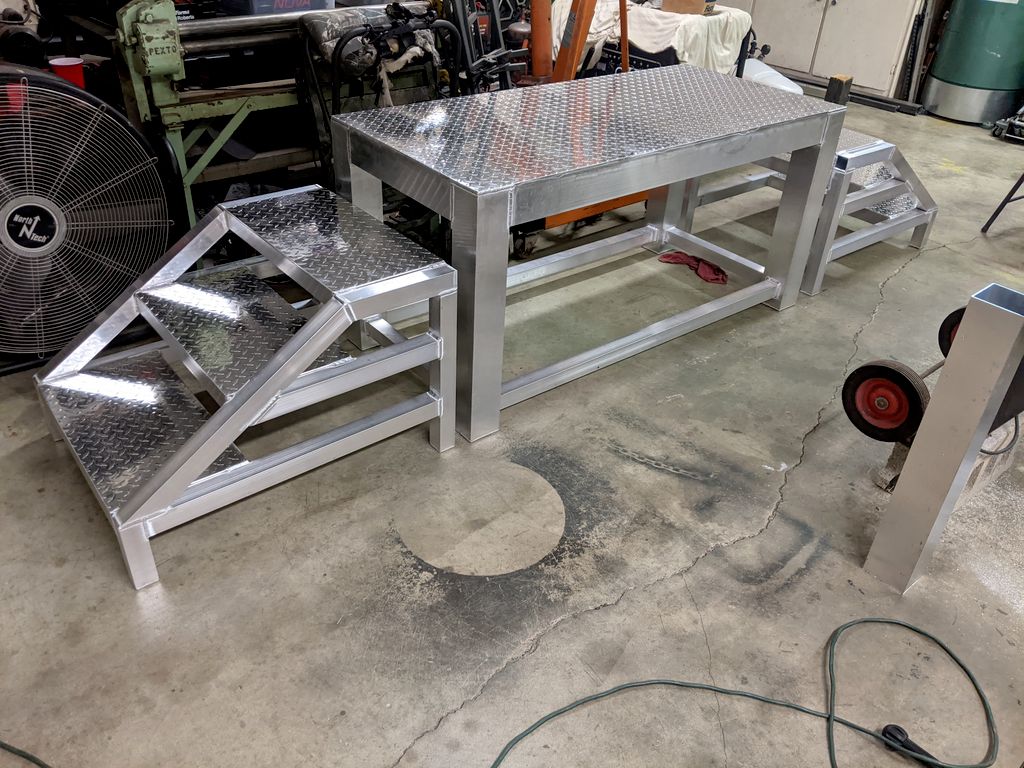Aluminum platforms