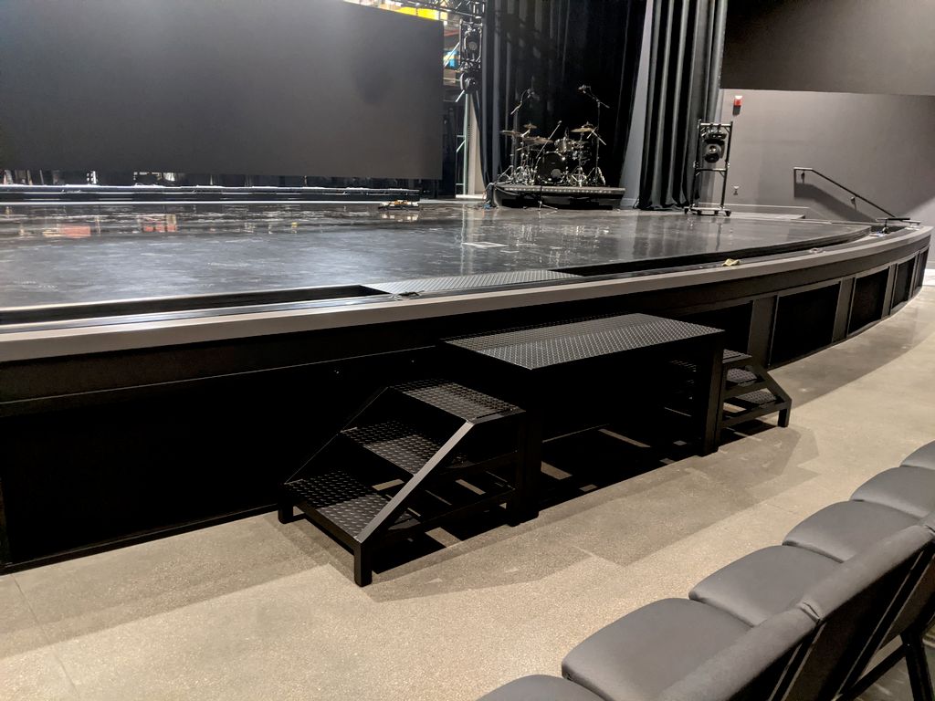 Powder coated and installed