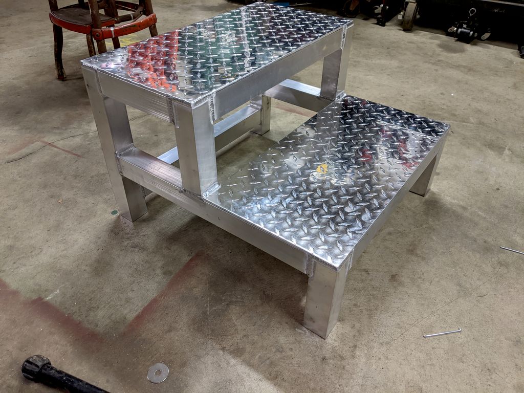Aluminum steps