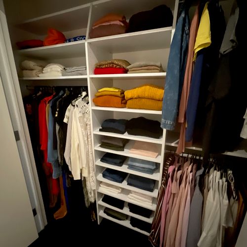 This closet doesn’t look like it belongs in my hou