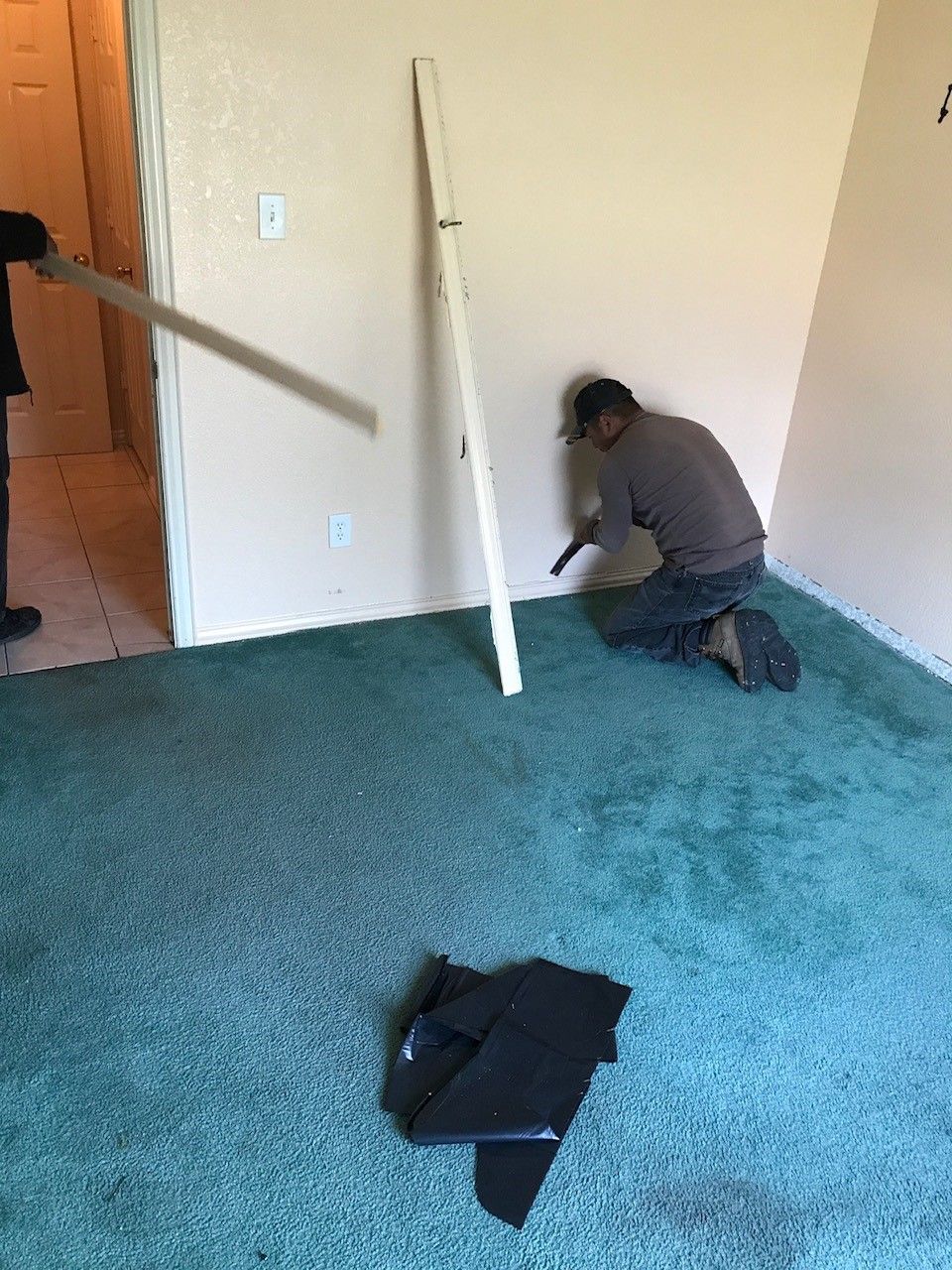Part 1 Bedroom Floor Removal Carpet