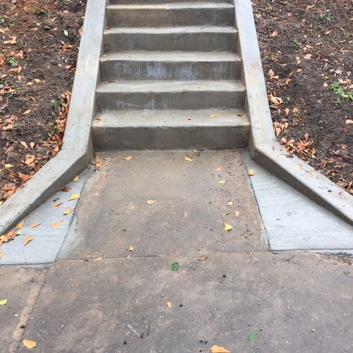 I recently hired TCCS to repair a concrete stairca